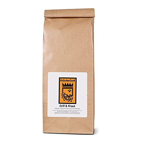 KräuterGott Grillgewürz Kräutermischung mit Meersalz - Grill & Kraut 200g Nachfüllpackung KräuterGott Grillgewürz Kräutermischung mit Meersalz - Grill & Kraut 200g Nachfüllpackung von KräuterGott