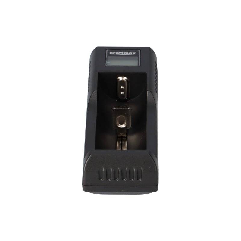 Kraftmax BC-1000 Ladegerät + LG INR 18650 MJ1 3500mAh von Kraftmax