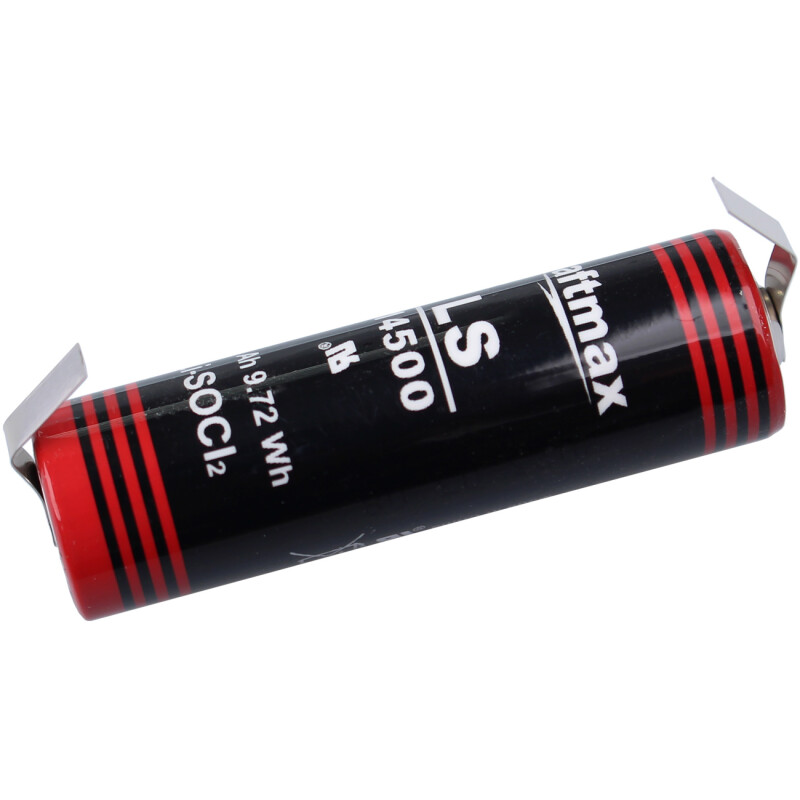 Kraftmax LS14500 AA Batterie 3,6V 2,7Ah Lithium U-Lötfahne Kraftmax LS14500 AA Batterie 3,6V 2,7Ah Lithium U-Lötfahne von Kraftmax