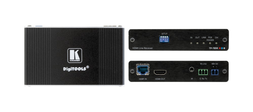 Kramer 4K HDMI PoE-Empfänger TP-789R 50-80506090 Kramer 4K HDMI PoE-Empfänger TP-789R 50-80506090 von Kramer