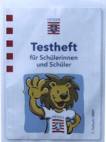 Einsteckhülle/Schutzhülle für Schüler Testheft Hessen, aus PP, transparent - 2er Pack von Kranholdt