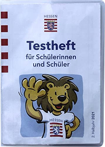 Schutzhülle/aufklappbare Hülle für Schüler Testheft Hessen aus PVC, transparent - 2er Pack von Kranholdt