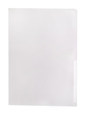 Sichthüllen Akten Hüllen A4 / 100 Stück/PVC-Hartfolie 150 my glatt glasklar oben und seitlich offen mit Griffaussparung von Kranholdt