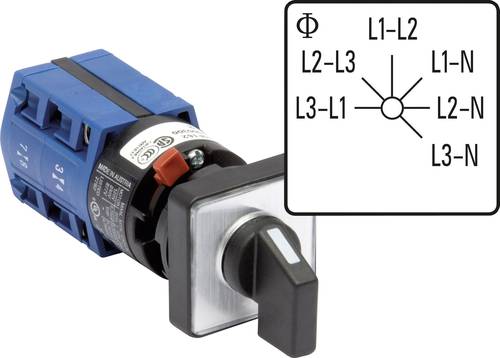 Kraus & Naimer CG4.A025.FS2.F795 Voltmeter Umschalter 10A Grau, Schwarz 1St. Kraus & Naimer CG4.A025.FS2.F795 Voltmeter Umschalter 10A Grau, Schwarz 1St. von Kraus & Naimer