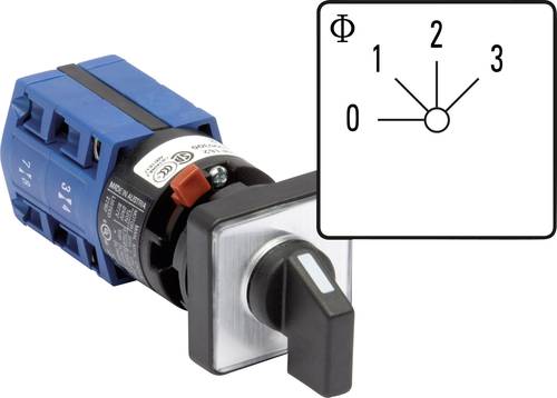 Kraus & Naimer CG4.A261.FS2 Stufenschalter 10A 3 x 60° Grau, Schwarz 1St. Kraus & Naimer CG4.A261.FS2 Stufenschalter 10A 3 x 60° Grau, Schwarz 1St. von Kraus & Naimer