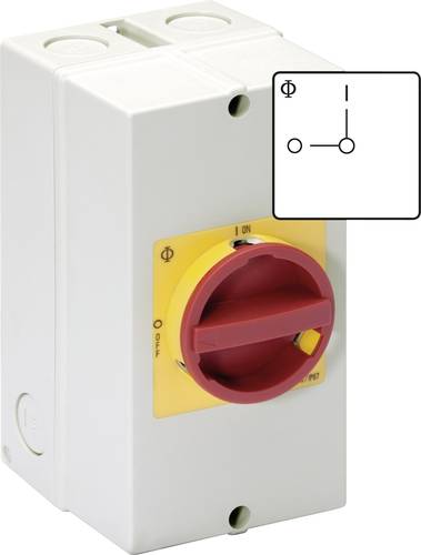 Kraus & Naimer KG41.T203/40.KL11V Reparaturschalter absperrbar 40A 1 x 90° Rot, Gelb 1St. von Kraus & Naimer