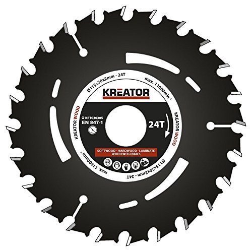 Holzsägeblatt Tauchsägenblatt Kreissägeblätter Sägeblatt Hand-Kreissäge 115mm Holzsägeblatt Tauchsägenblatt Kreissägeblätter Sägeblatt Hand-Kreissäge 115mm von Kreator