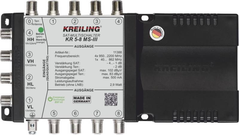 Kreiling Tech. Multischalter Stand alone KR 5-8 MS-III 11388 von Kreiling Tech.