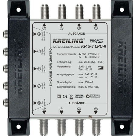 KR 5-8 LPC-II - Multischalter 4+1 terr.pass.LTE KR 5-8 LPC-II KR 5-8 LPC-II - Multischalter 4+1 terr.pass.LTE KR 5-8 LPC-II von Kreiling