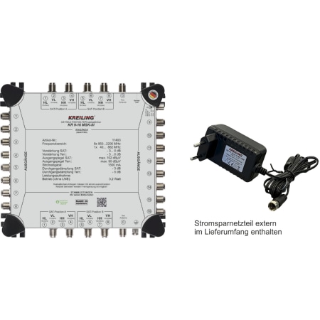KR 9-16 MSK-III - Multischalter kaskadierbar 8+1Eing,16TN,NT ext KR 9-16 MSK-III KR 9-16 MSK-III - Multischalter kaskadierbar 8+1Eing,16TN,NT ext KR 9-16 MSK-III von Kreiling