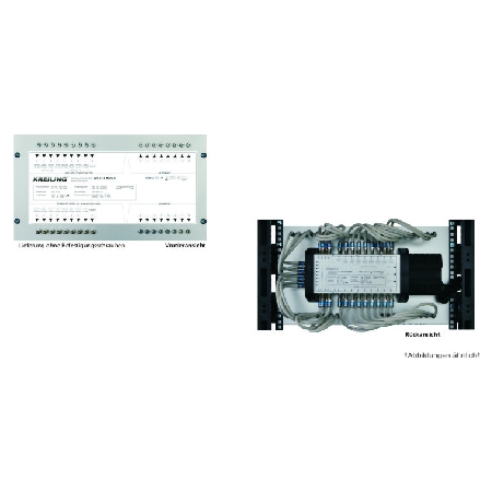 KR 9-16 MSK-Z  - Multischalter kaskadierbar 8+1Eing16Teil.19Zoll KR 9-16 MSK-Z von Kreiling