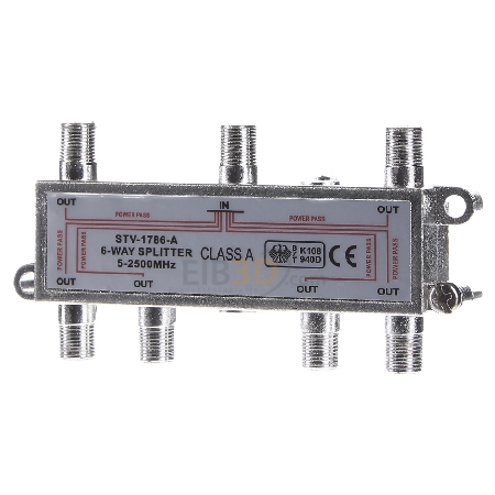 STV 1786 - SAT-Verteiler 6-fach DC 5-2250MHz Class A STV 1786 STV 1786 - SAT-Verteiler 6-fach DC 5-2250MHz Class A STV 1786 von Kreiling