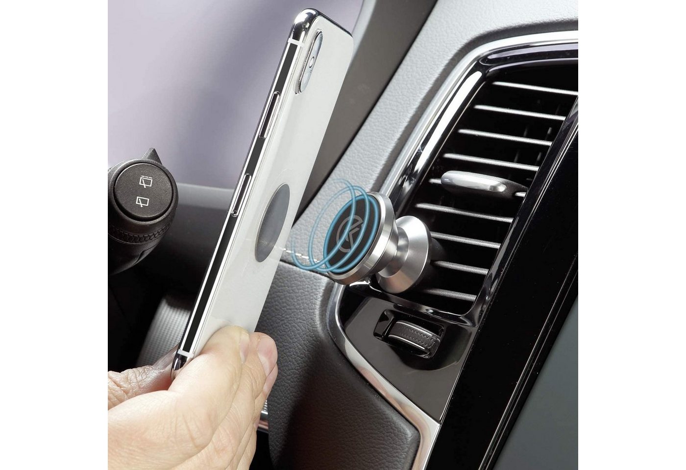 Kremer Premium Magnethalter für Lüftungsgitter Auto magnetische Belüftung Smartphone-Halterung Kremer Premium Magnethalter für Lüftungsgitter Auto magnetische Belüftung Smartphone-Halterung von Kremer