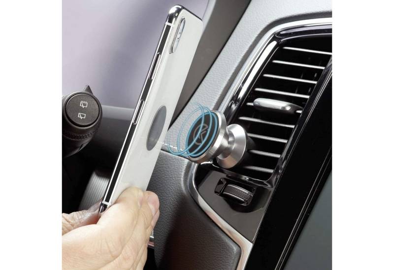 Kremer Smartphone-Halterung Premium Magnethalter für Lüftungsgitter Auto magnetische Belüftung von Kremer