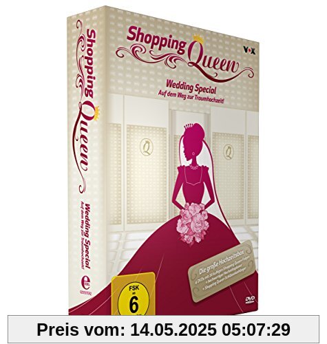 Shopping Queen - Wedding Special - Auf dem Weg zur Traumhochzeit (Deluxe-Edition im Schuber mit einem Hochzeitsplaner und Shopping-Queen Schlüsselanhänger) [4 DVDs] von Kretschmer, Guido Maria