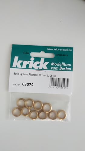 Bullaugen o.Flansch 12mm (10Stk) von Best Price Square