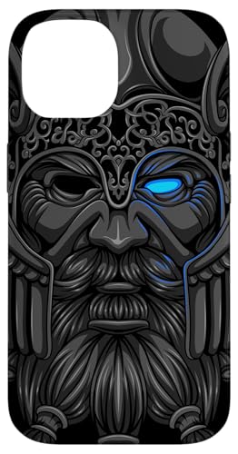 Hülle für iPhone 14 Göttervater Odin - Wikinger Rabengott - Nordischer Gott von Krieger des Nordens Outfit