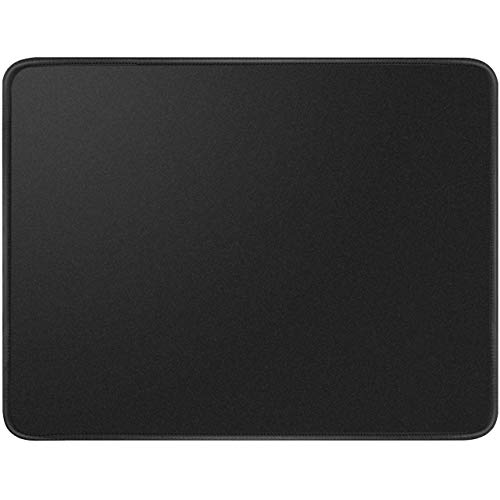 Kriture Mauspad mit genähter Kante, Rutschfester Gummibasis, hochwertig strukturiertes und wasserdichtes Mauspad für Computer, Laptop, Büro und Haushalt, 260 x 210 x 3 mm, schwarz von Kriture