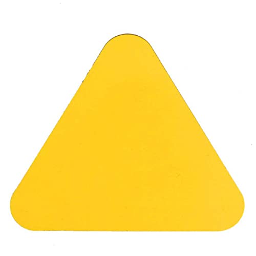 Krog Bodenmarkierung Symbol Dreieck, 130 x 130 x 130 mm, 10 Stück Gelb von Krog