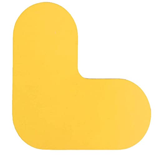 Krog Bodenmarkierung Symbol Eck-Stück, 120 x 120 x 60 mm, 10 Stück Gelb von okoium