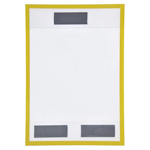 Krog Informationstafeln - magnetisch, DIN A4 hoch, farbig, 10 Stück gelb von Krog