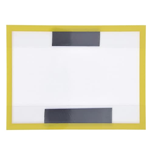 Krog Informationstafeln - magnetisch, DIN A4 quer, farbig, 10 Stück gelb von Krog