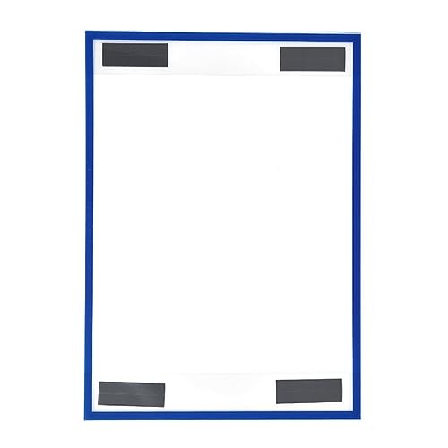Krog Informationstafeln magnetisch, blau, DIN A3 hoch, 300 x 420 mm, 10 Stück von Krog