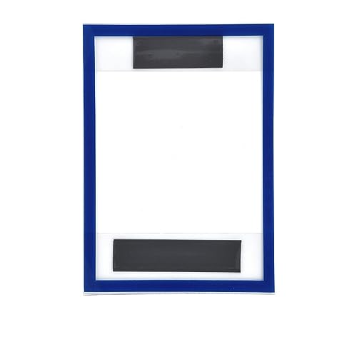Krog Informationstafeln magnetisch, blau, DIN A5 hoch, 150 x 210 mm, 10 Stück von Krog