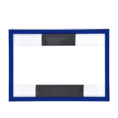 Krog Informationstafeln magnetisch, blau, DIN A5 quer, 210 x 150 mm, 10 Stück von Krog