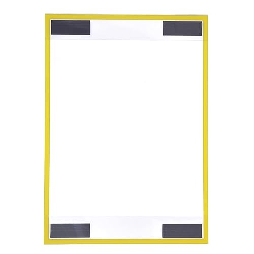 Krog Informationstafeln magnetisch, gelb, DIN A3 hoch, 300 x 420 mm, 10 Stück von Krog