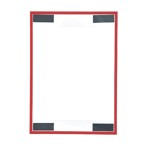 Krog Informationstafeln magnetisch, rot, DIN A3 hoch, 300 x 420 mm, 10 Stück von Krog