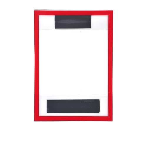 Krog Informationstafeln magnetisch, rot, DIN A5 hoch, 150 x 210 mm, 10 Stück von Krog