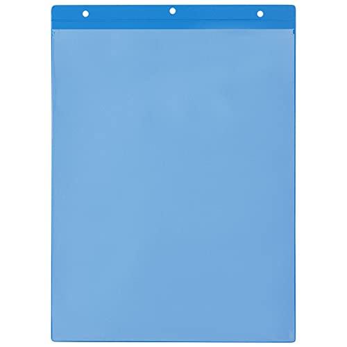 Krog Kennzeichnungstasche mit Aufhängelochung, A4 hoch, 25 Stück blau von Krog