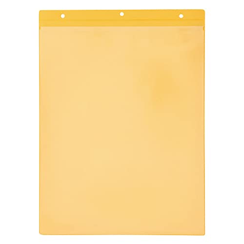 Krog Kennzeichnungstasche mit Aufhängelochung, A4 hoch, 25 Stück gelb von Krog