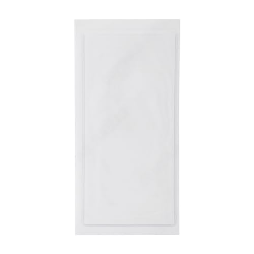Sichttaschen selbstklebend, 1/3 DIN, 210 x 100 mm,Rückseite vollflächig selbstklebend, 25 Stück von Krog