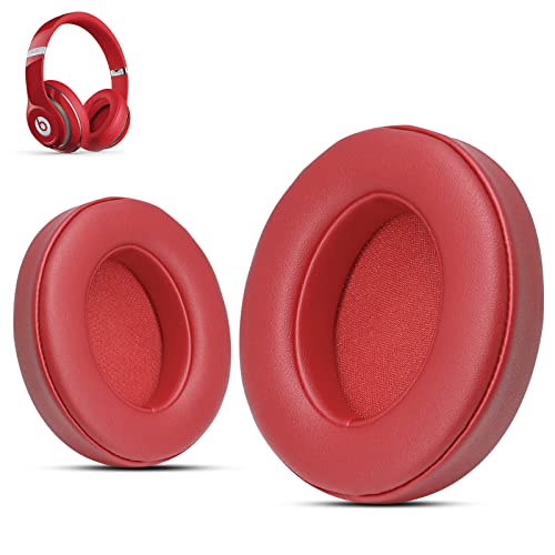 Krone Kalpasmos Beats Studio 3 Ersatz-Ohrpolster, Ohrpolster für Beats Studio 2 & 3 (B0501, B0500) Wired & Wireless Kopfhörer Soft Memory Foam Rot… von Krone Kalpasmos