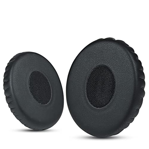 Professionelle Bose On-Ear-Kopfhörer-Ersatz-Pads, Bose OE2 Ersatz-Ohrpolster, passend für Bose Over-Ear 2 (OE2, OE2i), weiches Leder und Memory-Schaum, von Krone Kalpasmos – Schwarz von Krone Kalpasmos