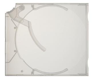 50 Stück EJECTOR e-slimcase Kickout case für 1 CD / DVD transparent mit transparentem Hebel von Kronenberg24