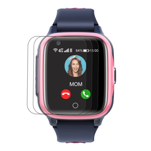 Krostming 3 X Displayschutzfolie aus Gehärtetem Glas 4G Kinder GPS Smartwatch von Krostming
