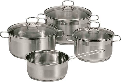 Krüger Haushaltswaren SM4 Manhattan Kochtopf-Set 4teilig von Krüger Haushaltswaren