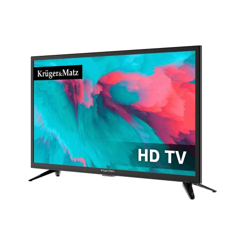 Kruger&Matz 24" HD-Fernseher KM0224-T4 1366x768 px DVB-T2 H.265 230/12V D-LED-Hintergrundbeleuchtung Bildwiederholfrequenz 60 Hz Kruger&Matz 24" HD-Fernseher KM0224-T4 1366x768 px DVB-T2 H.265 230/12V D-LED-Hintergrundbeleuchtung Bildwiederholfrequenz 60 Hz von Krüger&Matz