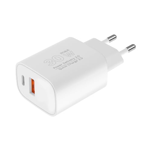 Kruger&Matz 30 W GAN Dual-USB-Wandladegerät mit Power Delivery und Schnellladung KM0855 Kruger&Matz 30 W GAN Dual-USB-Wandladegerät mit Power Delivery und Schnellladung KM0855 von Krüger&Matz