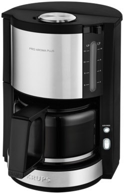 KM 321 ProAroma Plus Kaffeeautomat schwarz/edelstahl KM 321 ProAroma Plus Kaffeeautomat schwarz/edelstahl von Krups