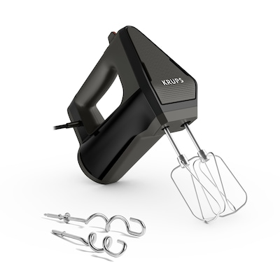 Krups 3MIX 6000 GN6028 Handmixer 600 Watt schwarz Krups 3MIX 6000 GN6028 Handmixer 600 Watt schwarz von Krups