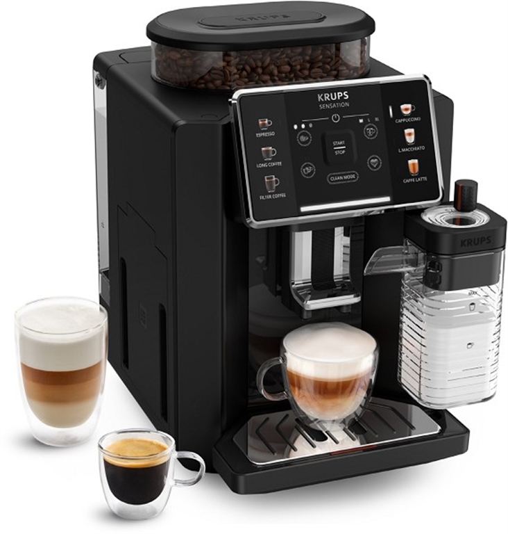 Krups EA9128D Sensation & Milk (Schwarz) von Krups