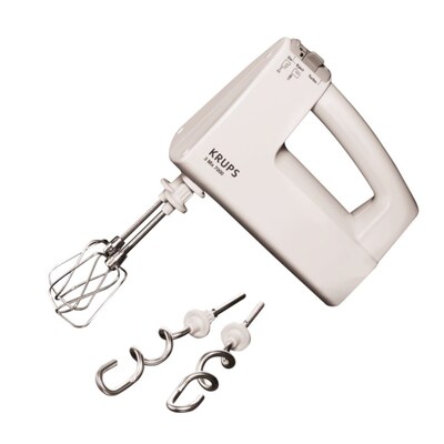 Krups F60814  Handmixer mit Turbostufe, 3 Mix 7000 500 W weiß von Krups