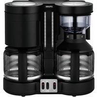 Krups KM 8508 Doppel-Automat Kombiautomat Kaffee/Tee Duothek Plus Schwarz von Krups