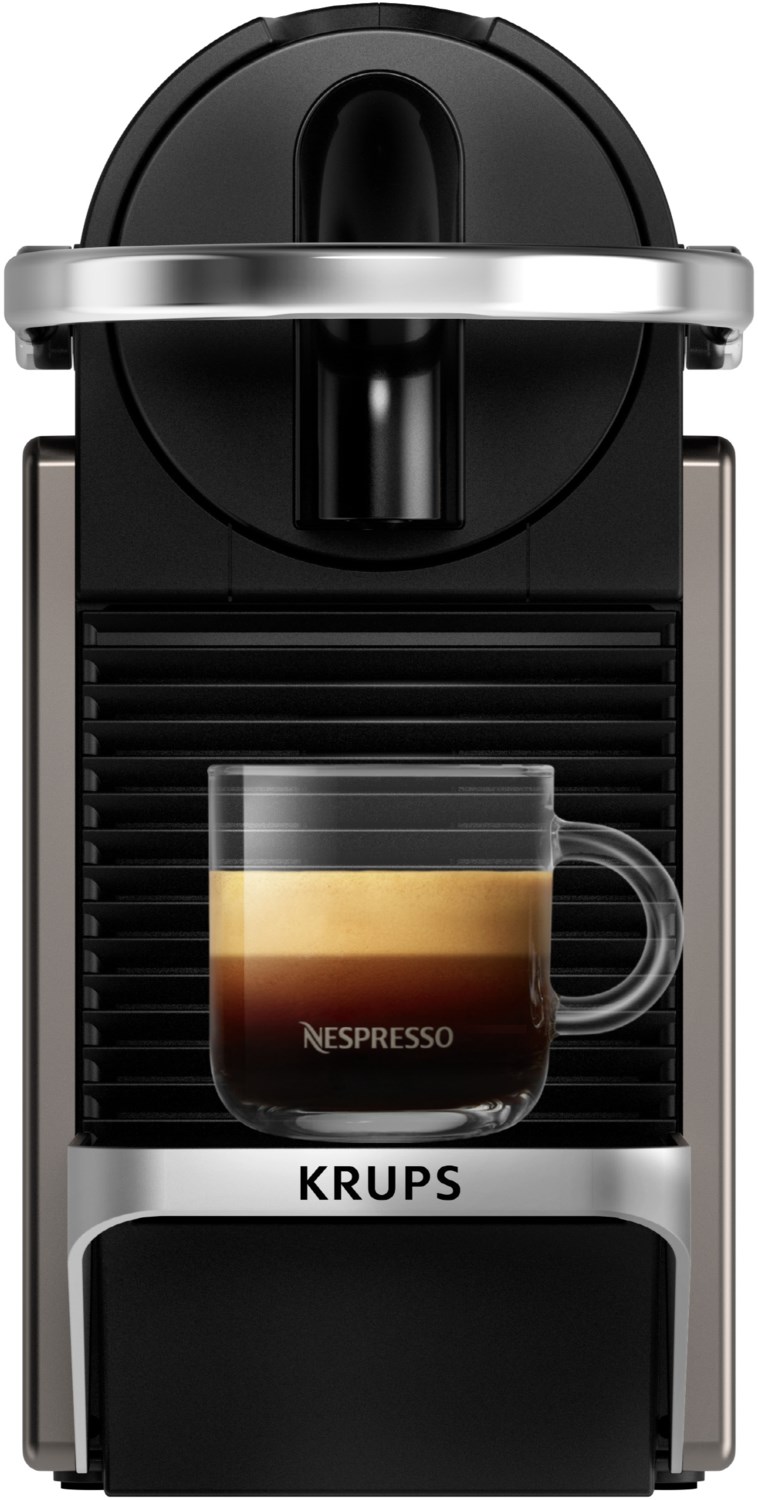 XN306T Nespresso Pixie Kapsel-Automat titan XN306T Nespresso Pixie Kapsel-Automat titan von Krups