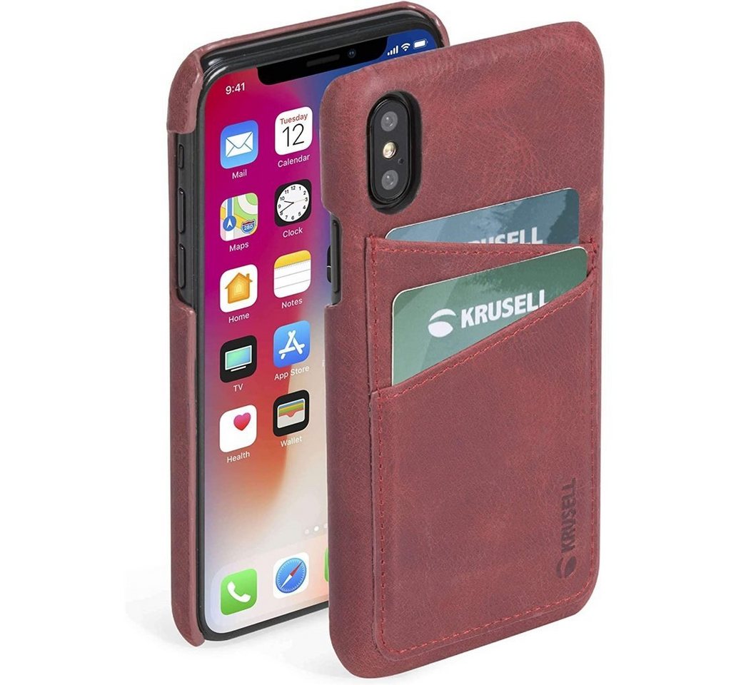 Krusell Handyhülle Sunne 2 Card Cover für iPhone X/Xs rot Krusell Handyhülle Sunne 2 Card Cover für iPhone X/Xs rot von Krusell