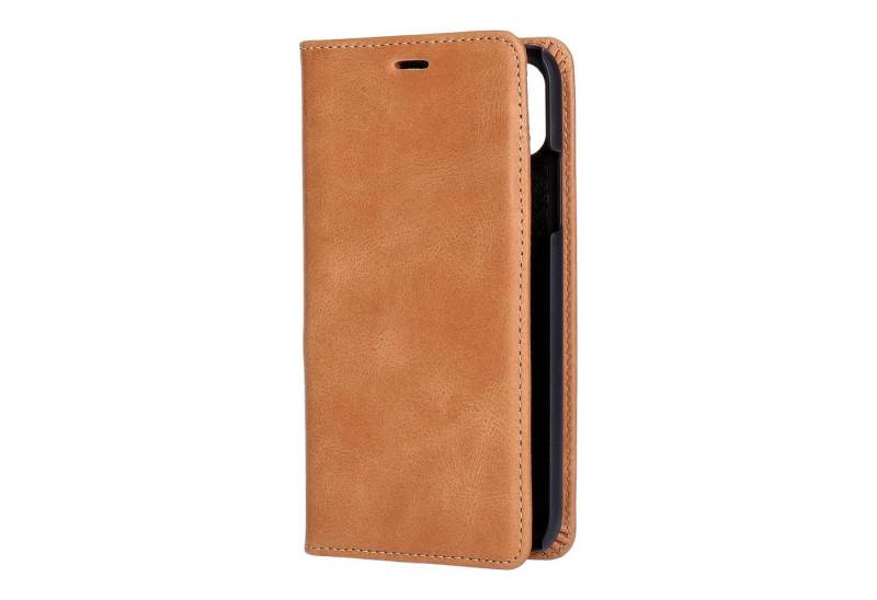 Krusell Handyhülle Sunne 4 Karten FolioWallet iPhone XS Vinta hellbraun von Krusell